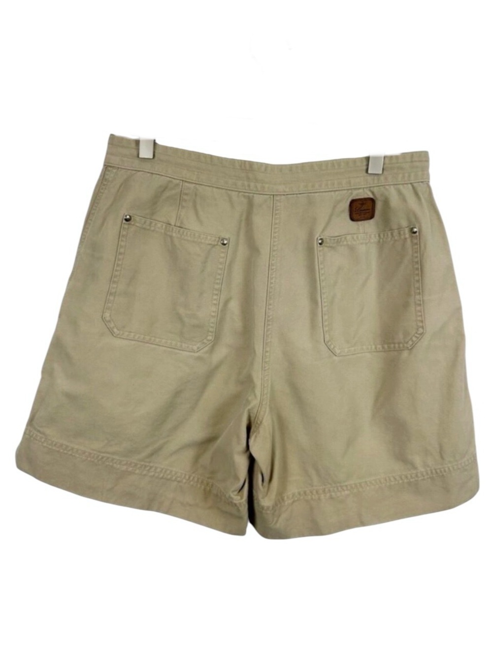 Ralph Lauren Beige Cotton Bermuda Shorts SIze 10 VTG 100% Cotton - Picture 8 of 8